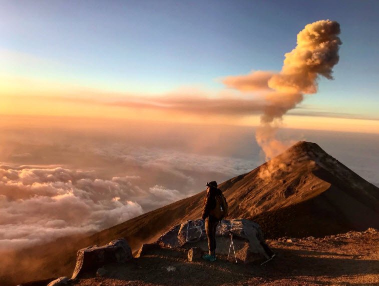 Volcán Acatenango, Sacatepéquez Department, Guatemala